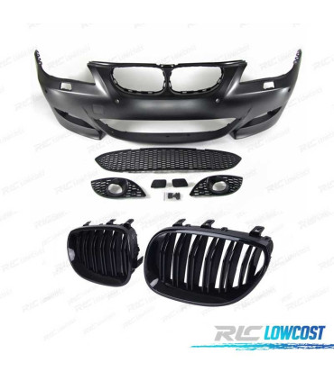 PARE CHOCS + CALANDRES DOUBLE BMW E60 03-07 LOOK M5 PDC SRA