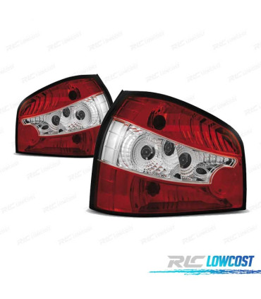 FEUX ARRIÈRE AUDI A3 8L 96-00 ROUGE BLANC LEX