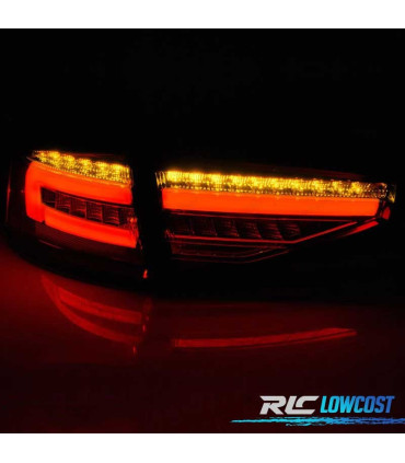FEUX ARRIÈRE AUDI A4 B8 12-15 DYNAMIQUE LED BERLINE NOIR