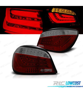 FEUX ARRIÈRE BMW E60 03-07 BERLINE LED BAR ROUGE FUME