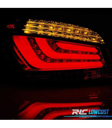 FEUX ARRIÈRE BMW E60 03-07 BERLINE LED BAR ROUGE FUME