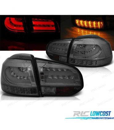 FEUX ARRIÈRE VOLKSWAGEN VW GOLF 6 08-12 À LED FUMÉ