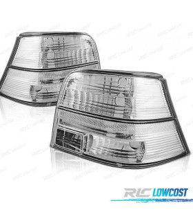 FEUX ARRIÈRE VOLKSWAGEN VW GOLF 4 HATCHBACK 97-03 STYLE LEXUS BLANC
