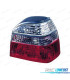 FEUX ARRIÈRE VOLKSWAGEN VW GOLF 3 91-97 ROUGE CHROME