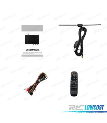 BOÎTIER TNT AVEC TÉLECOMMANDE ET ANTENNE