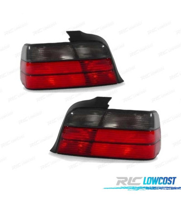 FEUX ARRIÈRE BMW E36 COUPÉ 90-97 FUMÉ ROUGE LOOK M3