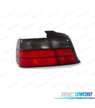 FEUX ARRIÈRE BMW E36 4P 91-99 LOOK M3 ROUGE FUMÉ