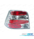 FEUX ARRIÈRE VOLKSWAGEN GOLF 4 97-03 FOND CHROMÉ ROUGE