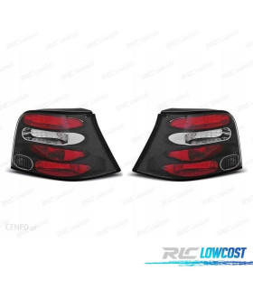 FEUX ARRIÈRE VOLKSWAGEN VW GOLF 4 97-03 FOND NOIR LEX