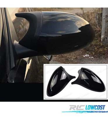 COQUES RÉTROVISEURS BMW LOOK M3 E90 E92 E82 E88 E91 E93 NOIR BRILLANT 05-09