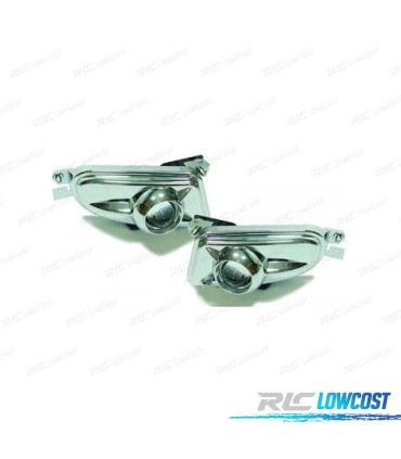 PHARES ANTIBROUILLARD MERCEDES CLASSE E W210 95-02 SLK R170 96-04 CLK W208 97-02 LOUPE CHROMÉ