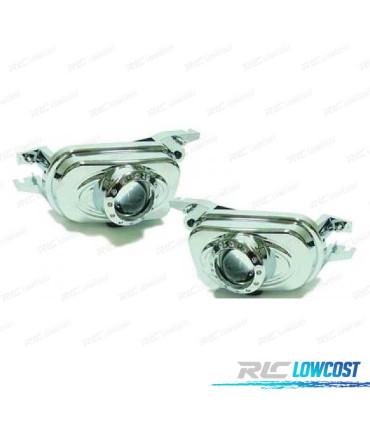 PHARES ANTIBROUILLARD MERCEDES CLASSE C W203 00-07 LOUPE CHROMÉ