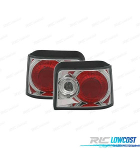 FEUX ARRIÈRE PEUGEOT 205 83-96 FOND CHROMÉ