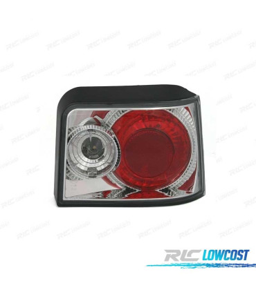 FEUX ARRIÈRE PEUGEOT 205 83-96 FOND CHROMÉ