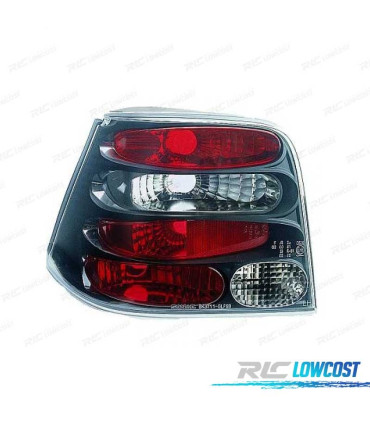 FEUX ARRIÈRE VOLKSWAGEN VW GOLF 4 97-03 FOND CHROMÉ