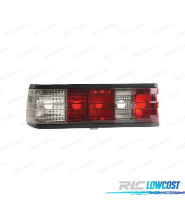 FEUX ARRIÈRE MERCEDES 190 W201 82-93 ROUGE CHROMÉ