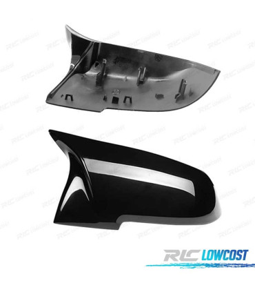 COQUES RÉTROVISEURS BMW F30 F31 F32 F33 F36 F20 F22 F34 LOOK M NOIR BRILLANT