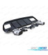 DIFFUSEUR MERCEDES CLASSE A W176 12-18 LOOK A45 AMG NOIR BRILLANT + EMBOUTS D'ÉCHAPPEMENT
