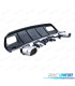 DIFFUSEUR MERCEDES CLASSE A W176 15-18 LOOK A-45 AMG NOIR BRILLANT + EMBOUT D´ÉCHAPPEMENT