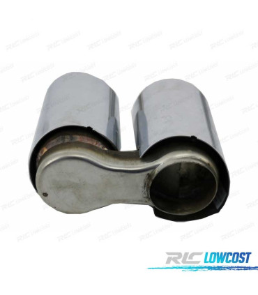 KIT EMBOUTS D'ÉCHAPPEMENT BMW F30 F31 10-18 LOOK M3 DOUBLE SORTIES DES DEUX CÔTÉS