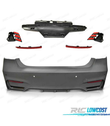PARE-CHOCS ARRIÈRE BMW F30 LOOK M3 11-18 + EMBOUTS D´ÉCHAPPEMENT