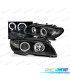 PHARES BMW E46 03-06 ANGEL EYES CCFL FOND NOIR