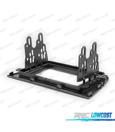 FACADE AUTORADIO 2-DIN GRIS POUR SEAT ALTEA TOLEDO