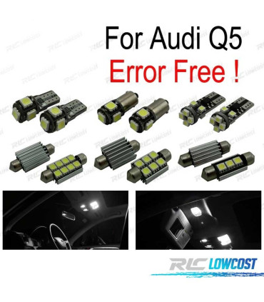 KIT 23 AMPOULES LED INTÉRIEUR AUDI Q5 09-16