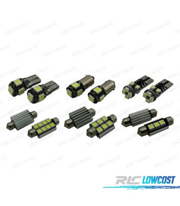 KIT 19 AMPOULES LED INTÉRIEUR BMW SÉRIE 3 E91 325XI 328I 328XI 325D 320D 330D TOURING 06-12