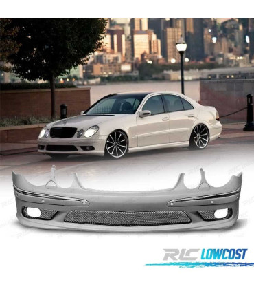 PARE CHOCS FRONTAL MERCEDES W211 02-06 PDC LOOK AMG