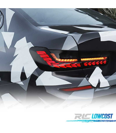 FEUX ARRIÈRE OLED DYNAMIQUES BMW G20 19-21 NOIR