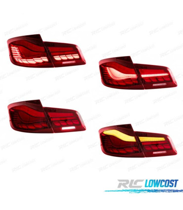 FEUX ARRIÈRE BMW F10 FULL LED DINAMIQUE LIGHT BAR OLED 10-17 ROUGE