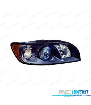 PHARE DROIT VOLVO S40 V50 04-07 FOND NOIR H7 + HB3