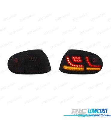 FEUX ARRIÈRE VOLKSWAGEN VW GOLF 5 03-08 LED FOND NOIR