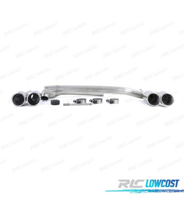 KIT SYSTÈME D'ÉCHAPPEMENT + EMBOUTS BMW F10 F11 F12 F13 LOOK M PERFORMANCE DOUBLE