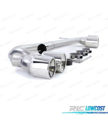 KIT SYSTÈME D'ÉCHAPPEMENT + EMBOUTS BMW F10 F11 F12 F13 LOOK M PERFORMANCE DOUBLE