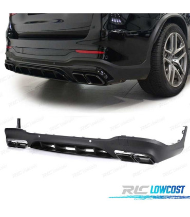 DIFFUSEUR MERCEDES GLC X253 15-18 LOOK AMG PDC + EMBOUT D´ÉCHAPPEMENT NOIR