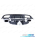 DIFFUSEUR MERCEDES CLASSE C C205 COUPE 15-18 LOOK AMG C63 NOIR BRILLANT + EMBOUTS D'ÉCHAPPEMENT NOIRS