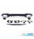 DIFFUSEUR MERCEDES CLASSE A W177 18- LOOK AMG NOIR BRILLANT + EMBOUTS D'ÉCHAPPEMENT