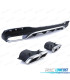 DIFFUSEUR MERCEDES GLS X166 15-19 LOOK AMG NOIR MAT + EMBOUT D´ÉCHAPPEMENT