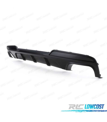 DIFFUSEUR ARRIÈRE BMW F10 F11 10-17 M PERFORMANCE + EMBOUTS CHROMÉ