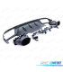 DIFFUSEUR ARRIÈRE MERCEDES CLASSE E W213 BERLINE 16-20 LOOK AMG E63 + EMBOUT D´ÉCHAPPEMENT