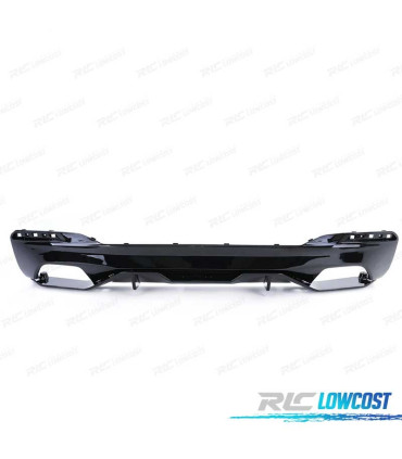 DIFFUSEUR ARRIÈRE BMW G30 G31 LOOK M PERFORMANCE NOIR BRILLANT