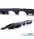 DIFFUSEUR ARRIERE VOLKSWAGEN VW GOLF MK6 08-12 NOIR BRILLANT DOUBLE SORTIE