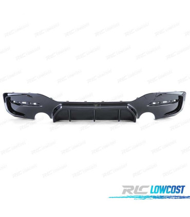 DIFFUSEUR BMW F20 F21 LCI 15-19 LOOK M PERFORMANCE NOIR BRILLANT O---O