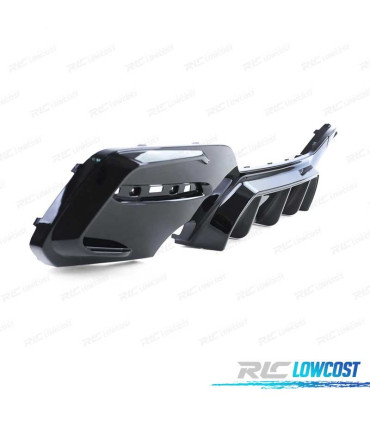 DIFFUSEUR BMW F20 F21 LCI 15-19 LOOK M PERFORMANCE NOIR BRILLANT O---O