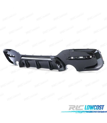 DIFFUSEUR BMW F20 F21 LCI 15-19 LOOK M PERFORMANCE NOIR BRILLANT