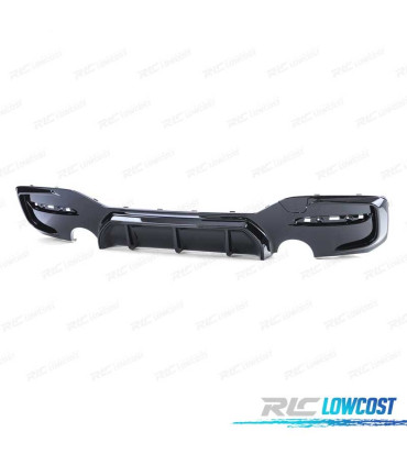 DIFFUSEUR BMW F20 F21 LCI 15-19 LOOK M PERFORMANCE NOIR BRILLANT O---O