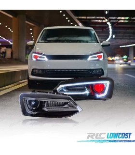 PHARES VOLKSWAGEN VW POLO 6R 09-17 LED LIGHT BAR DEVIL EYES