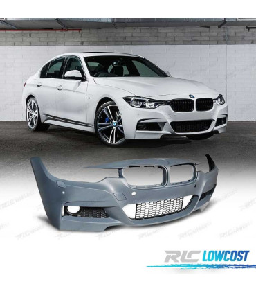 BOUCLIER AVANT BMW F30 F31 LOOK M PDC SRA ANTI-BROUILLARDS